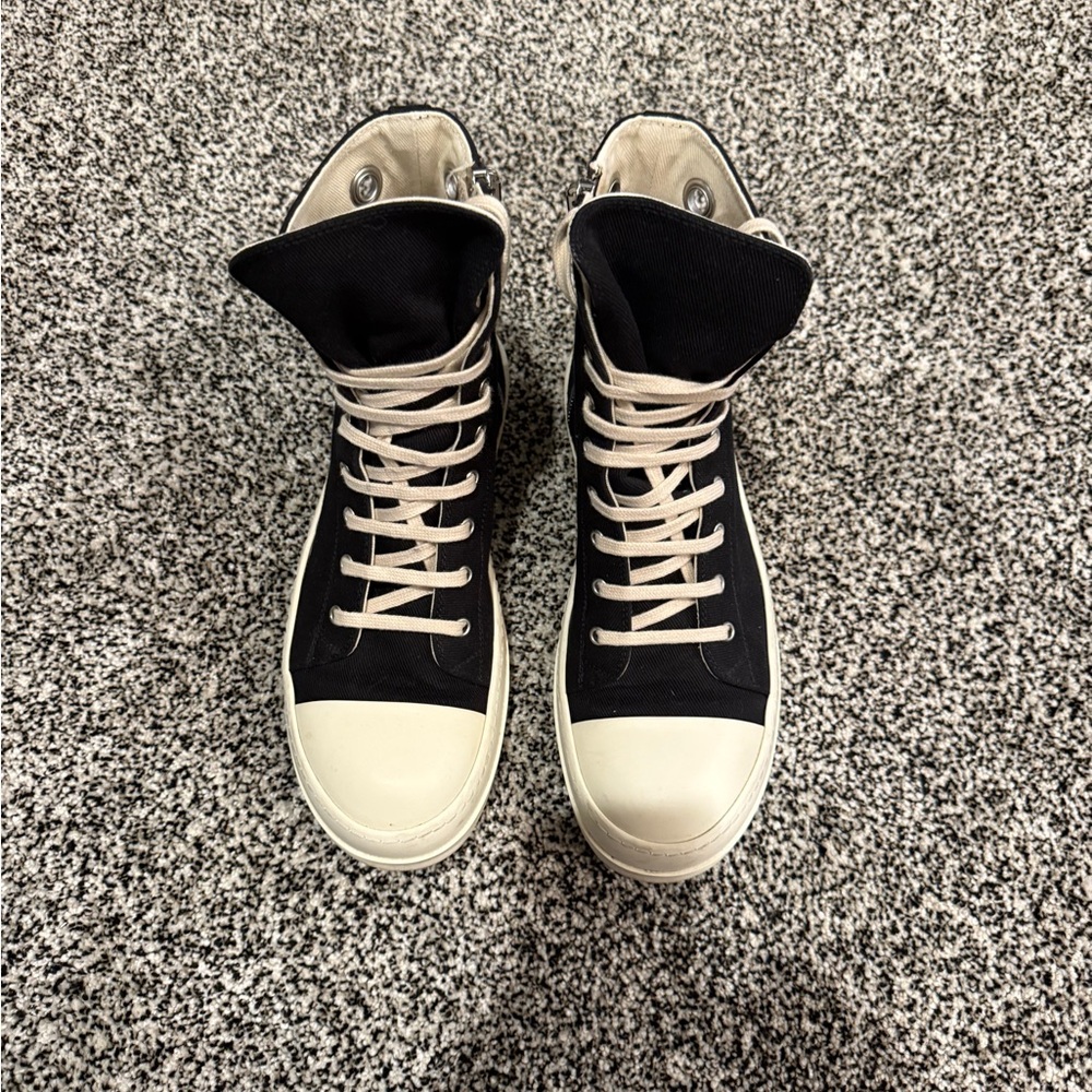 Rick Owens Ramones High Top Sneakers